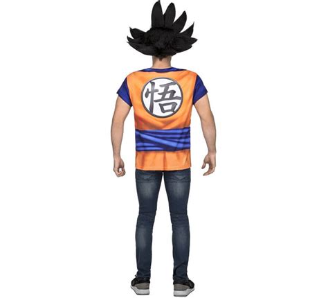 Camiseta Disfraz De Son Goku De Dragon Ball Para Hombre