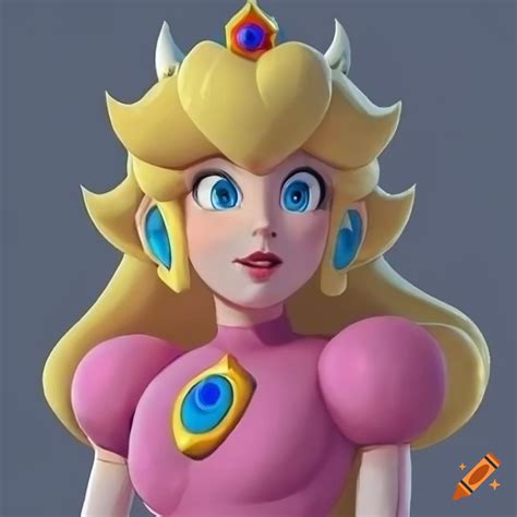 Realistic Artwork Of Princess Peach