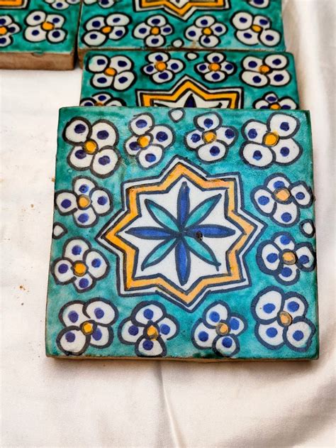 44 Moroccan Tiles Hand Painted Moroccan Tiles Etsy Moroccan Tiles