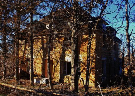 Old Abandoned Limestone Mansion In Kansas Photograph By Greg Rud Pixels