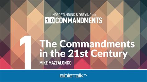 Understanding And Obeying The 10 Commandments Bibletalktv