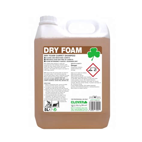 Clover Dry Foam Carpet Shampoo 5l Mojjo Cleaning And Hygiene Supplies