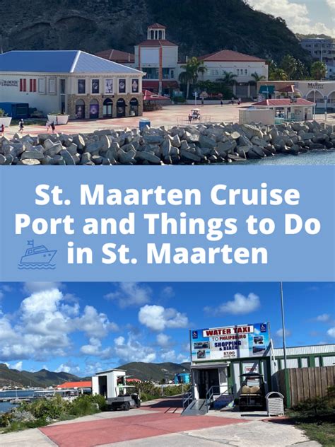 Philipsburg St Maarten Cruise Port Map Stjord