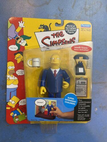 Super Intendent Chalmers Series 8 Simpsons Interactive Figure Playmates Ebay
