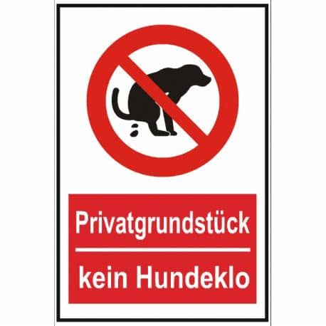 Wir haben für euch ein paar schöne vorlagen zum ausdrucken angefertigt. Verbotsschild "kein Hundeklo"