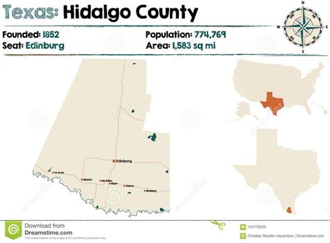 Hidalgo County Texas Map Printable Maps