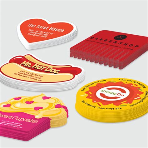 Custom Shape Business Cards Uk Printtrio Best Price