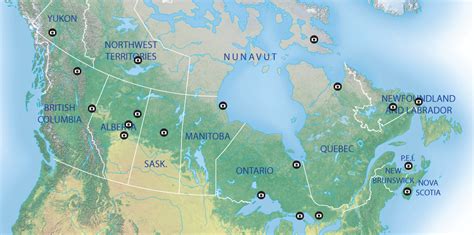 Interactive Map See The Northern Lights Across Canada Canadian