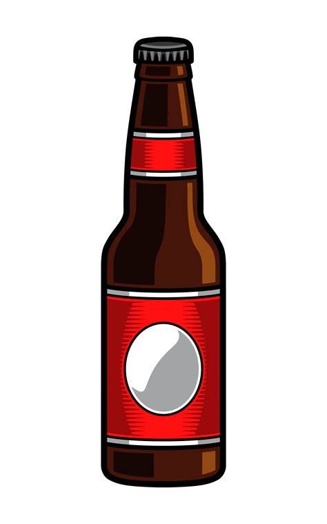 ilustración vectorial de una botella de cerveza 553783 Vector en Vecteezy