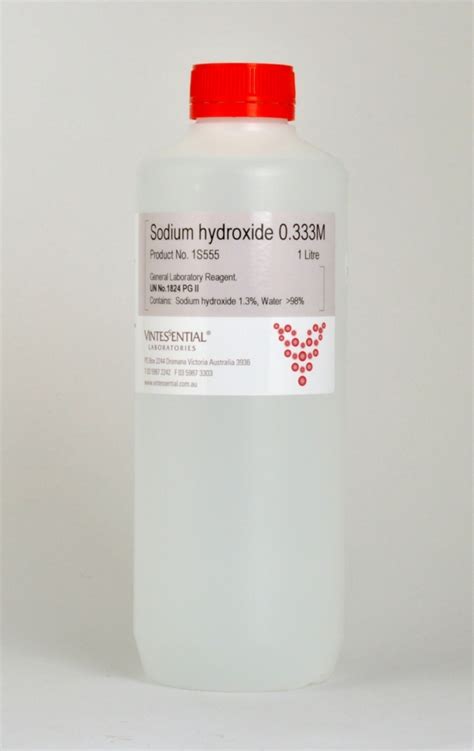 Sodium Hydroxide Vintessential Wine Laboratories