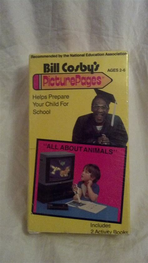 Bill Cosbys Picture Pages All About Animals Vhs Cosby