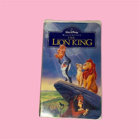 Vintage Disneys The Lion King Vhs Movie Etsy