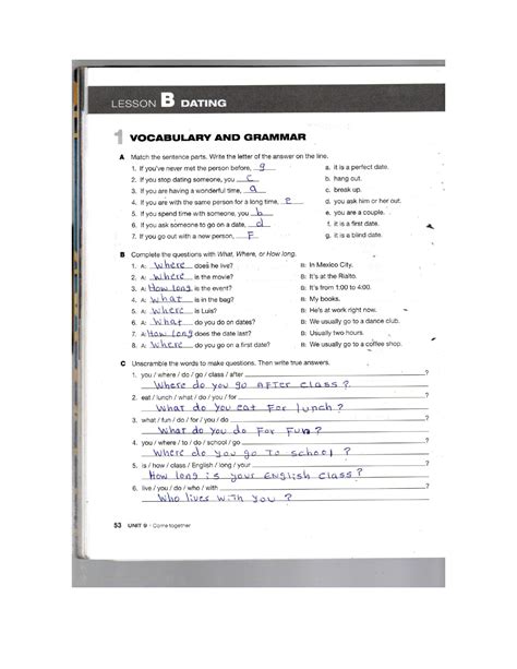 Icpna Solucionario De Libros Worldlink Workbook Basic 3 Resuelto