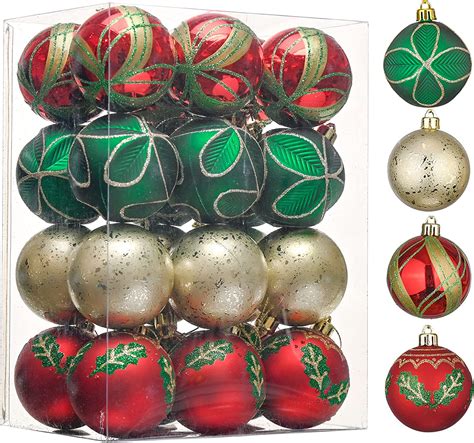 Valery Madelyn 24ct 60mm Traditional Red Green And Gold