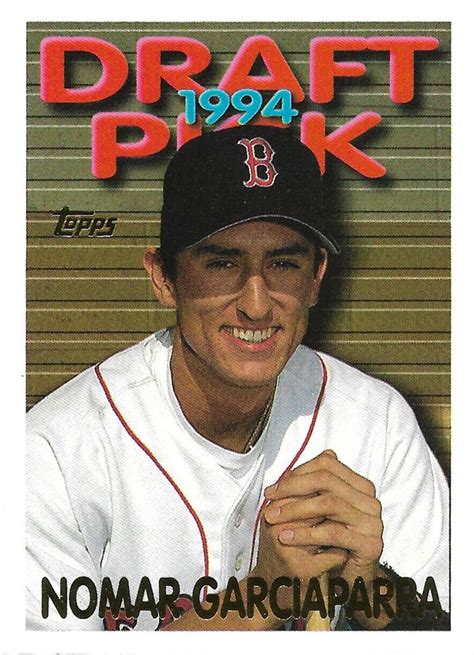 Nomar Garciaparra 1995 Topps Rookie 587 Boston Red Sox Baseball Card