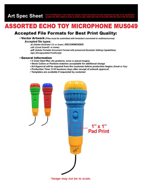 Echo Toy Microphone Non Light Up Novelties And Toys