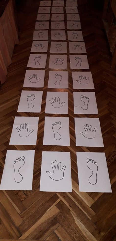 Hands Feet Sensory Path Hopscotch For Preschooler Etsy Artofit