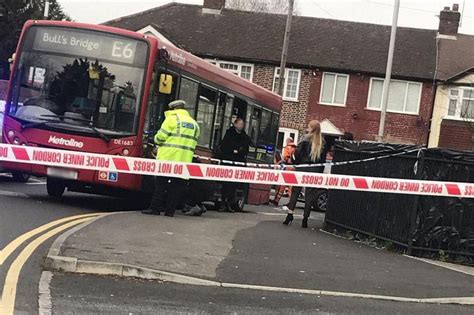 Hayes Crash Elderly Man Fighting For Life After Being Hit By Bus In
