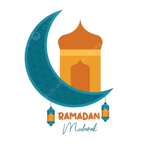 Gambar Logo Ramadhan Mubarak Dan Png Bulan Ramadhan Png Lampu Lampu