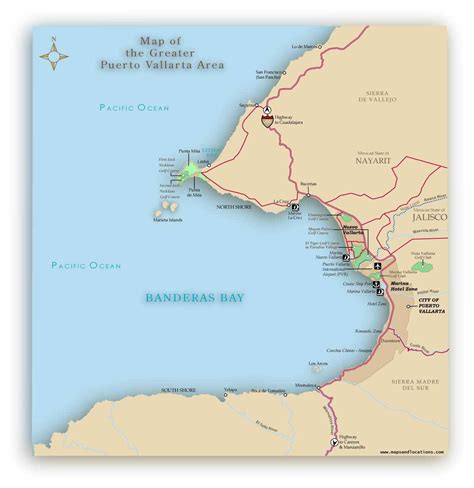 Mapas Detallados De Puerto Vallarta Para Descargar Gratis E Imprimir