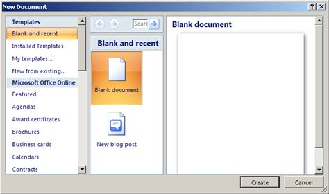 Microsoft Word 2007 New Document Template The Best Free Software For