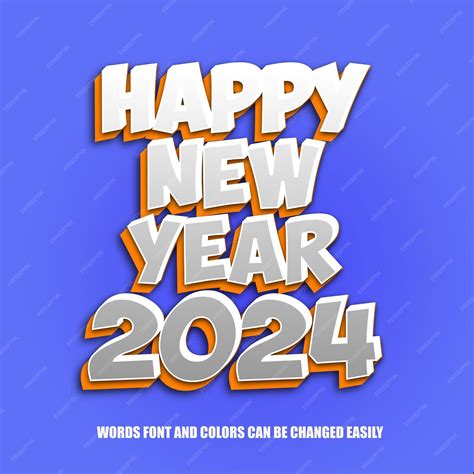 Premium Vector Happy New Years Text Effect Editable Text Style Effect