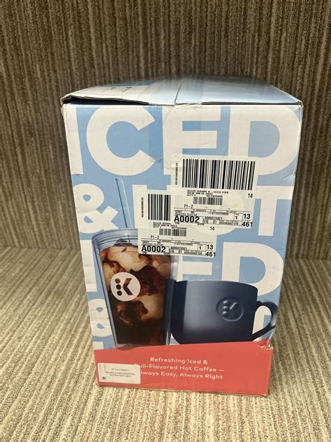 New Keurig K Iced Essentials Gray Iced And Hot Single Serve K Cup Pod Coffee Maker Ebay