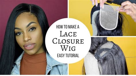 Tutorial How To Make A Full Lace Closure Wig Beginner Friendly
