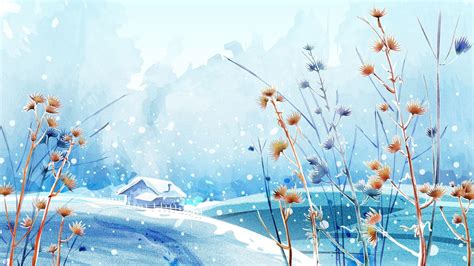 Anime Winter Scenery Wallpapers Wallpaper Cave