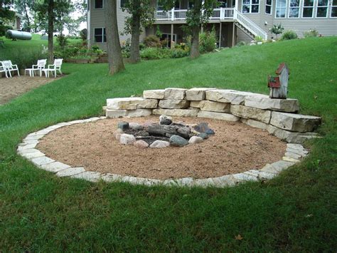 Buildings Fire Pit On A Slope Pin On Outdoor Bar