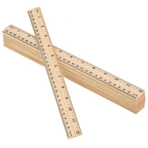 Buy Betan 30 Pack Wooden Rulers Student Rulers Wood School Rulers