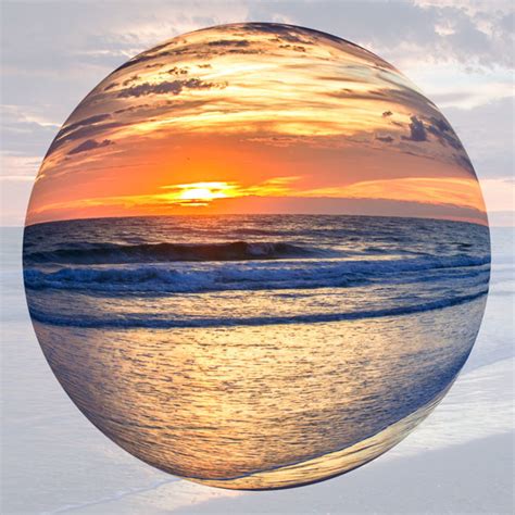 Fine Art Photograph Sunrise Circle Ii Fine Art Paper Giclee Beach
