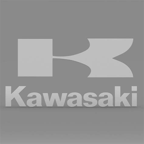 Kawasaki Logo 3d Model In Parts Of Auto 3dexport