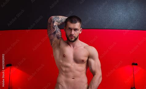 Mans Naked Body Muscular Shoulders Naked Man Muscular Sexy Body Gay Sexy Model Muscular