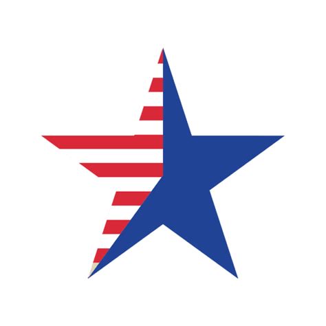 Usa Flag Star Icon Transparent Png And Svg Vector File