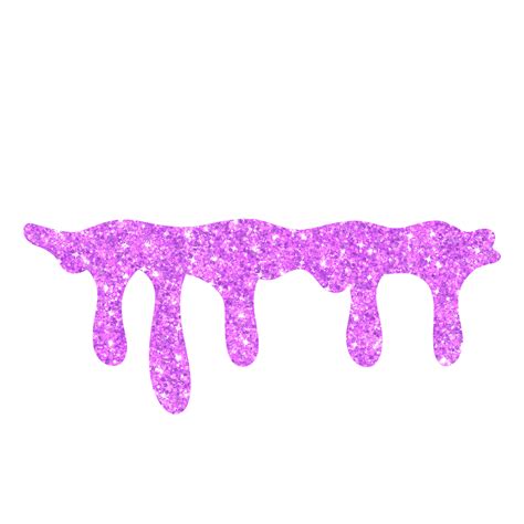 Purple Glitter Dripping 13528669 Png