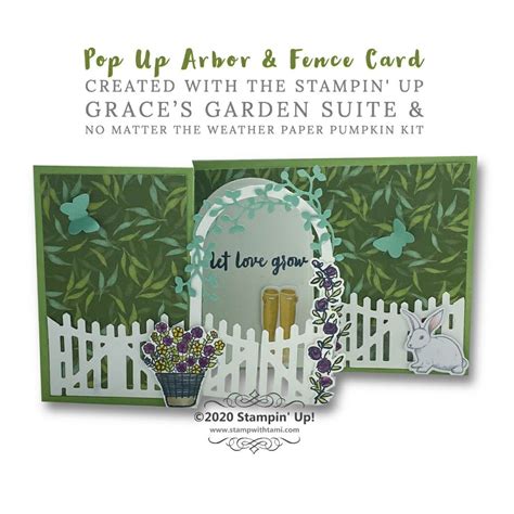 Fun Fold Cards Folded Cards Pop Up Garden Arbor Card Kits Paper