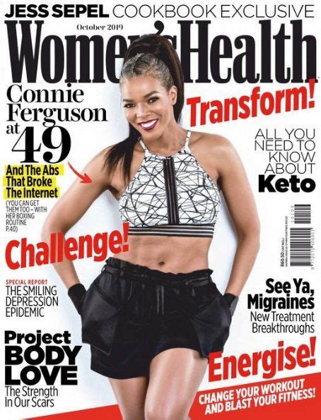Connie Ferguson Womens Health Magazine October 2019 Cover Photo