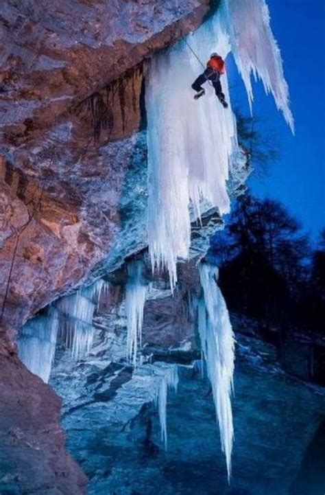 Ice Climbing Beauty Ice Climbing Outdoor Pictures