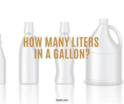 How Many Liters in a Gallon? {Conversion Table & Converter}