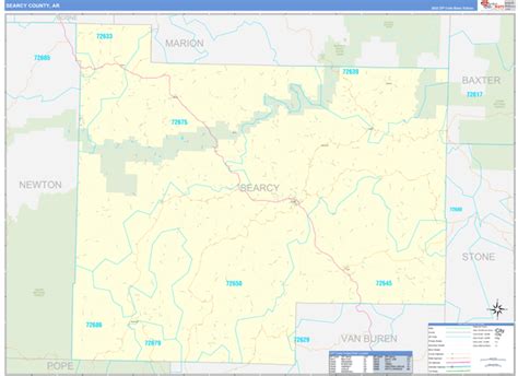 Maps Of Searcy County Arkansas Marketmaps Com