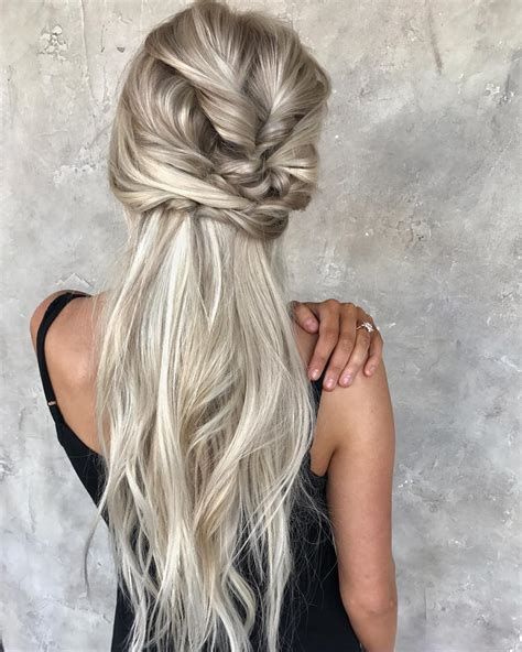 Messy Braided Long Hairstyle Ideas For Weddings Vacations