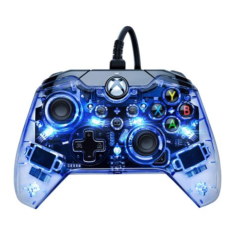 Pdp Afterglow Wired Xbox One Controller Transparent Clear Fo Same Day