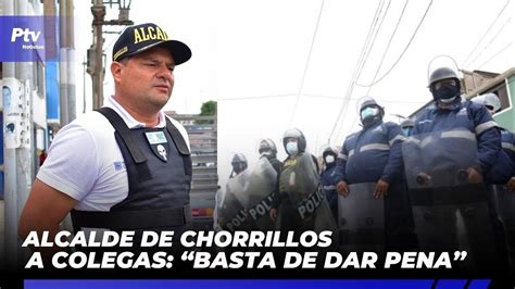 Alcalde De Chorrillos A Sus Colegas “basta De Dar Pena” Ptv Noticias Youtube