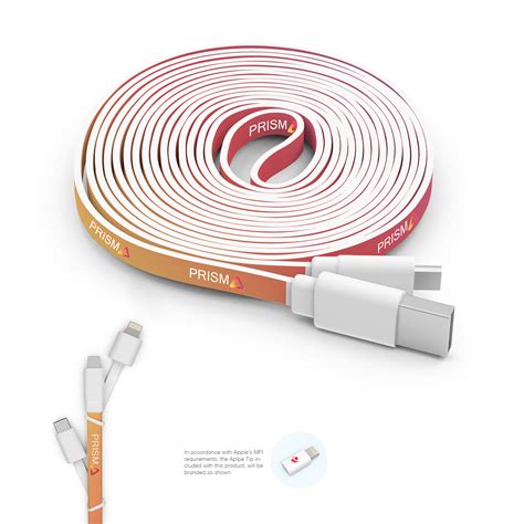 Ten Foot Branded Triple Tip Cable Show Your Logo