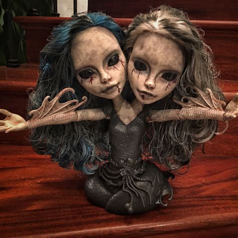 Custom Mh Dolls By Alltalk1969 Custom Monster High Dolls Scary Dolls