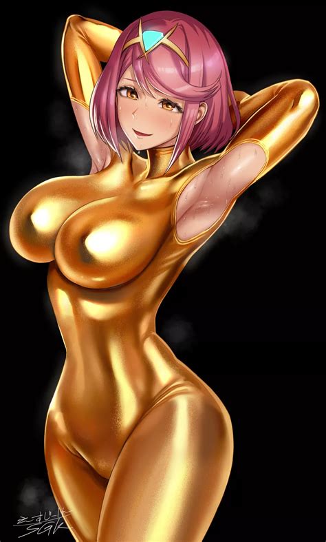 Golden Pyra Xenoblade Ii Nudes Animebodysuits Nude Pics Org