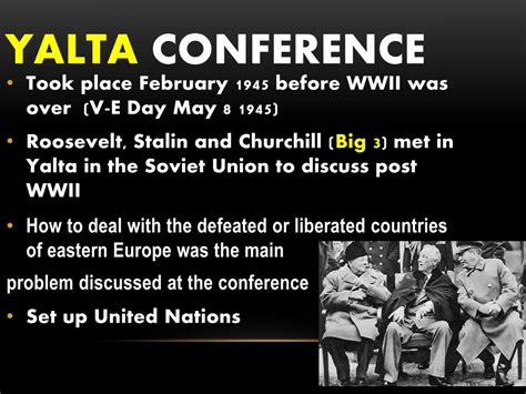 Ppt Yalta Conference Powerpoint Presentation Free Download Id2085419