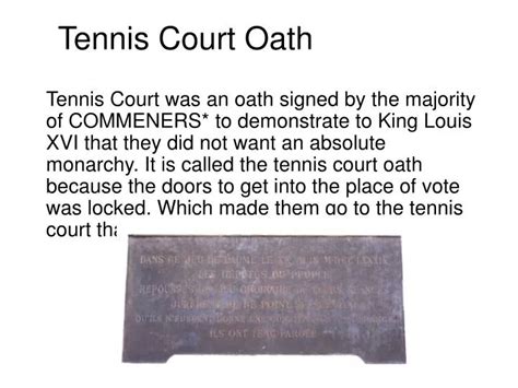 Ppt Tennis Court Oath Powerpoint Presentation Free Download Id4674590
