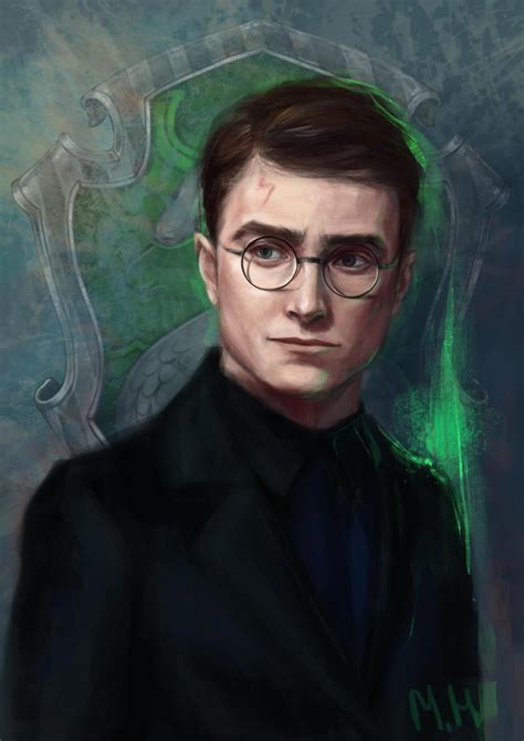 If Harry Was In Slytherin Art By Maria Hideki Rharrypotter